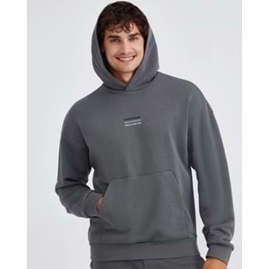 Skechers M Essential Hoodie Sweatshirt S232232-040 Kapüşonlu Erkek Sweatshirt