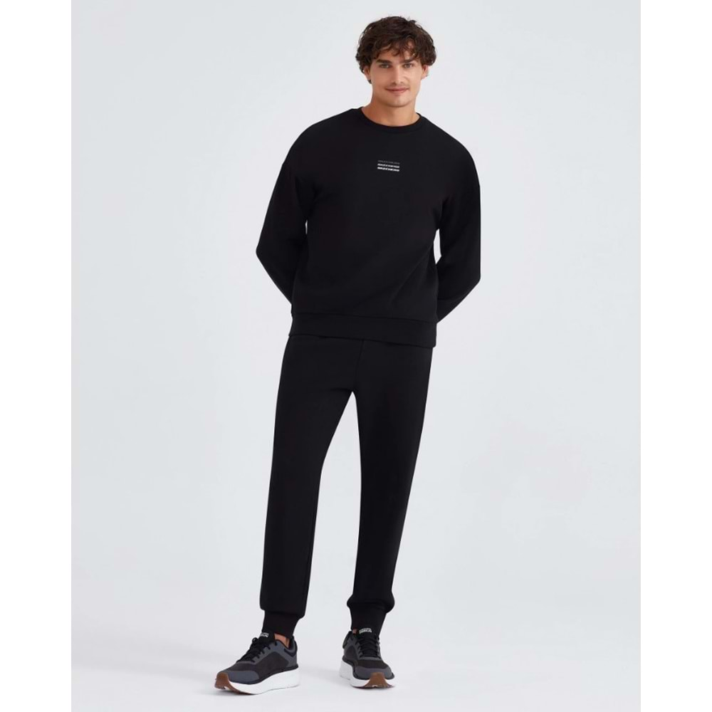 Skechers M Essential Crew Neck Sweatshirt S232234-001 Erkek Sweatshirt