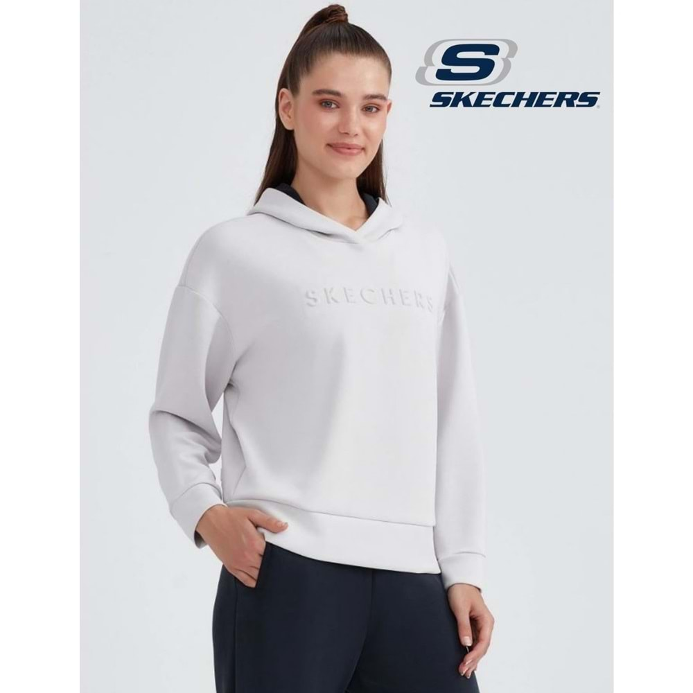 Skechers W Soft Touch Hoodie Sweatshirt S232187-811 -Kadın Sweatshirt