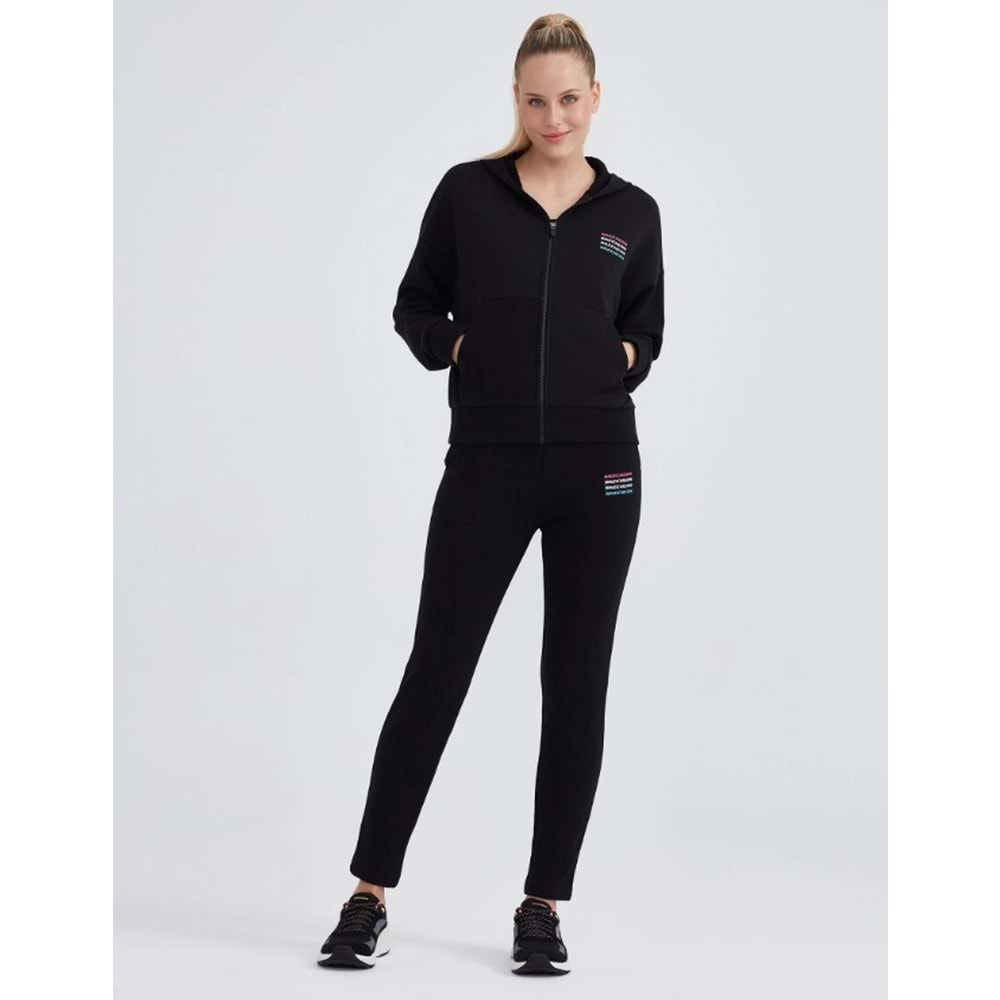 Skechers W Essential Slim Sweatpant S232239-001 Günlük Kadın Eşofman Altı