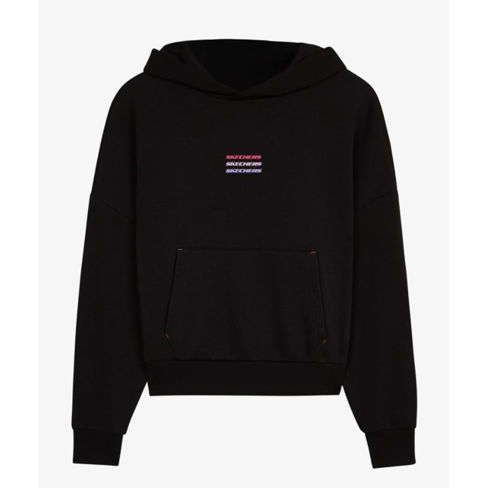 Skechers W Essential Hoodie Sweatshirt S232243- Kadın Kapüşonlu Sweatshirt