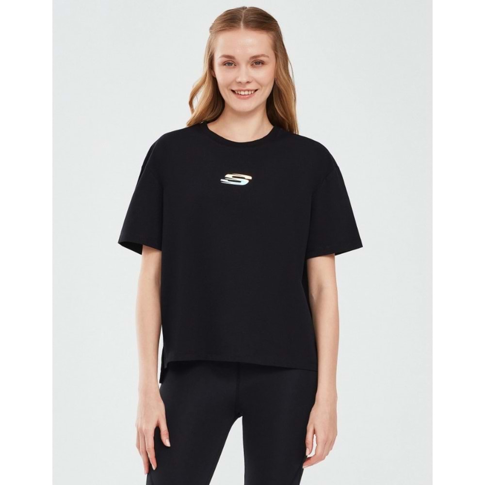Skechers Graphic T-Shirt W Short Sleeve T-Shirt S241011-001 Kadın Tişört
