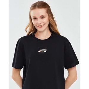 Skechers Graphic T-Shirt W Short Sleeve T-Shirt S241011-001 Kadın Tişört