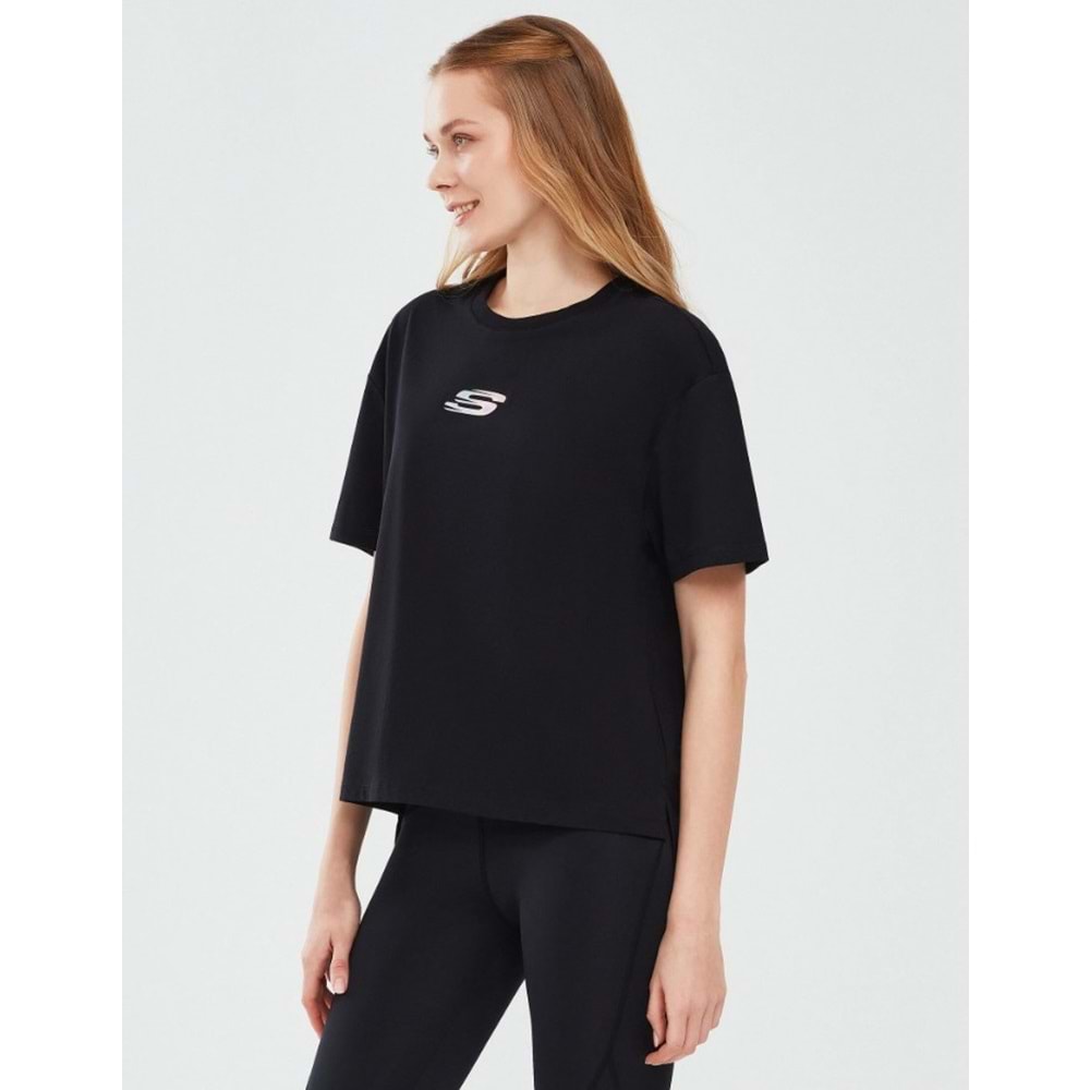 Skechers Graphic T-Shirt W Short Sleeve T-Shirt S241011-001 Kadın Tişört