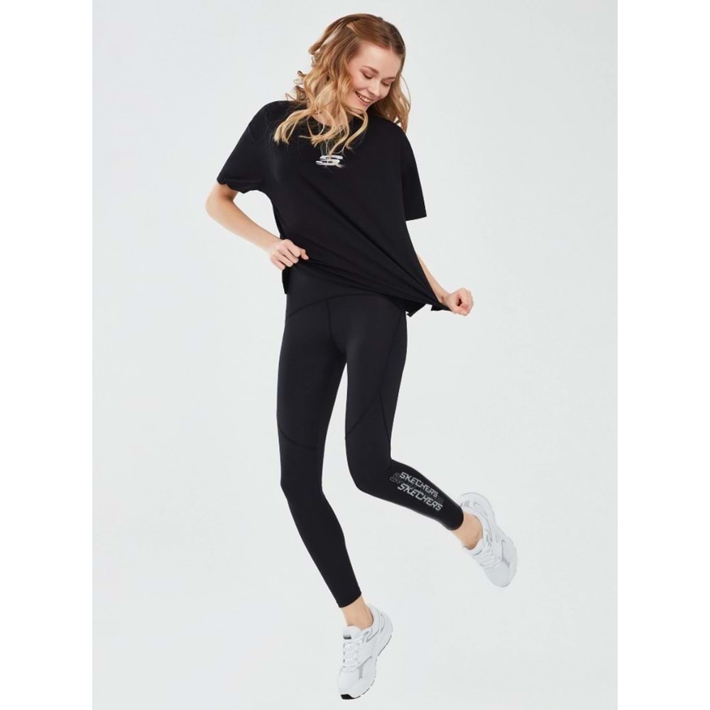 Skechers Graphic T-Shirt W Short Sleeve T-Shirt S241011-001 Kadın Tişört
