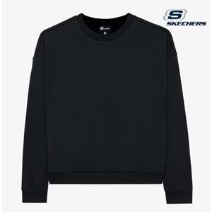 Skechers W Essential Crew Neck S242109-001 Sweatshirt Kadın Sweatshirt