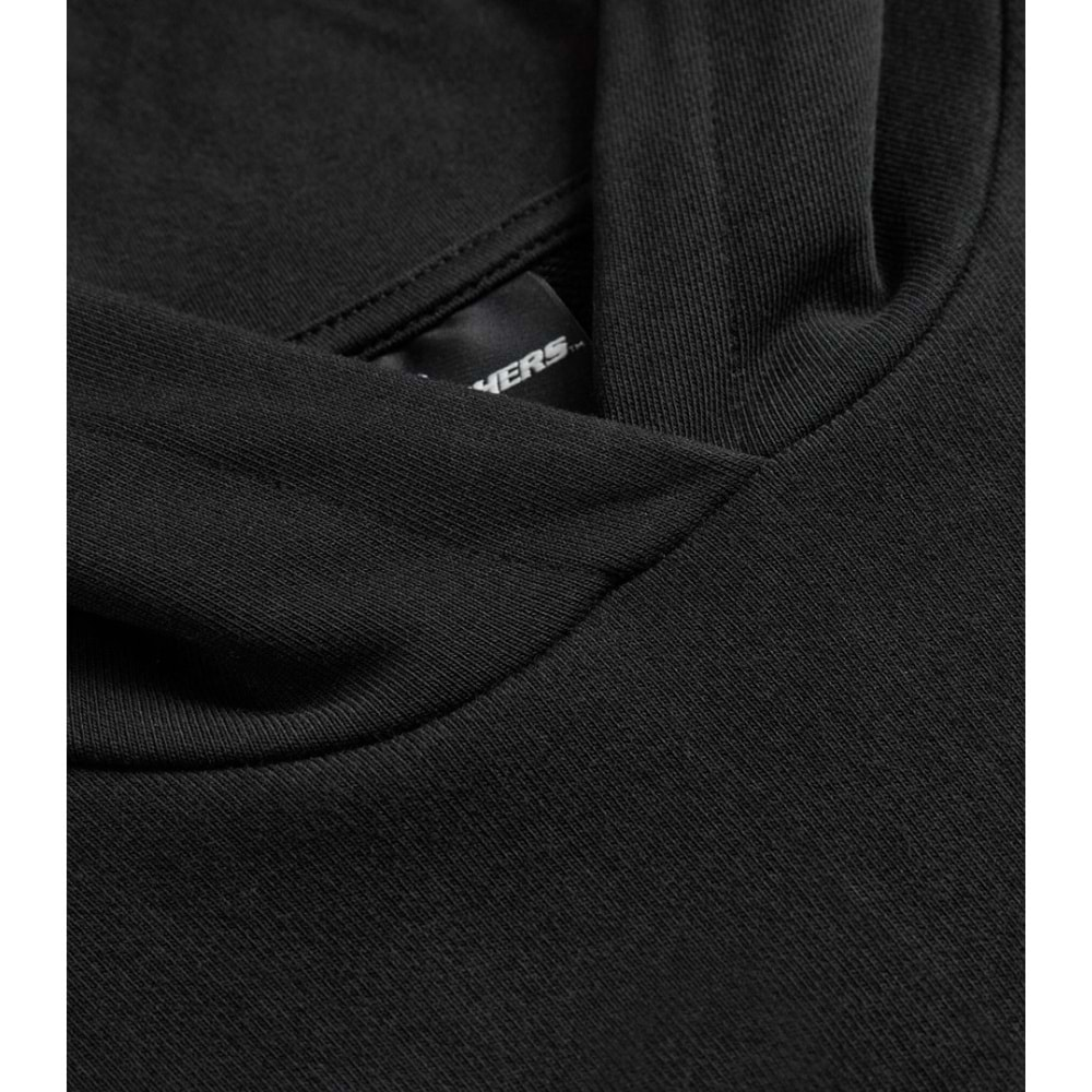 Skechers W Essential Hoodie Sweatshirt S242111-001 Kadın Kapüşonlu Sweatshirt