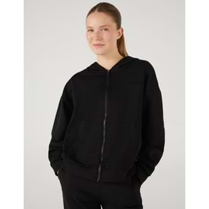 Skechers S242117-001 W Essential Full Zip Hoodie Sweatshirt Eşofman Üstü Kadın Ceket