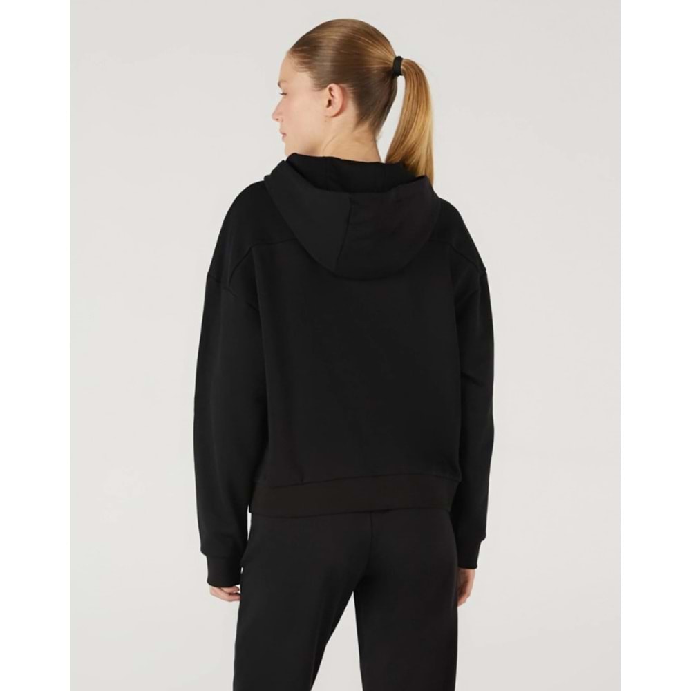 Skechers S242117-001 W Essential Full Zip Hoodie Sweatshirt Eşofman Üstü Kadın Ceket
