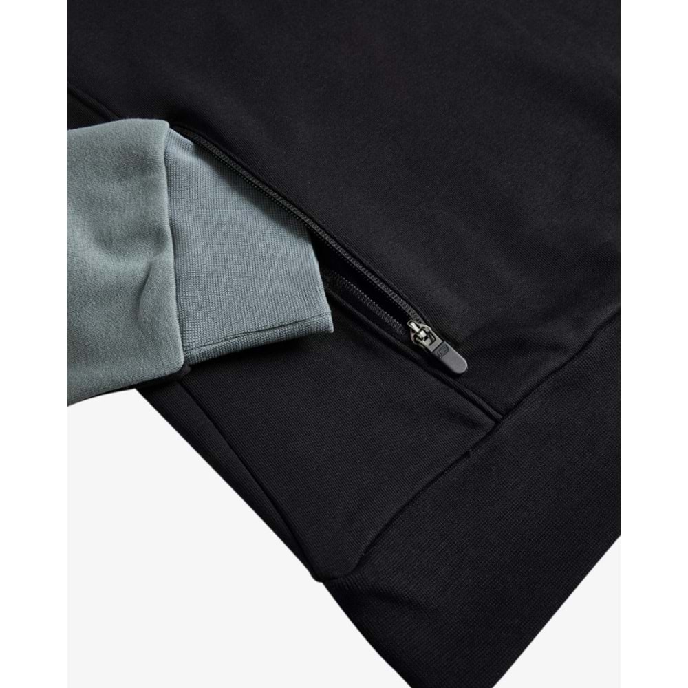 Skechers M LW Fleece Regular Hoodie Sweatshirt S242090-001 Erkek Kapüşonlu Sweatshirt