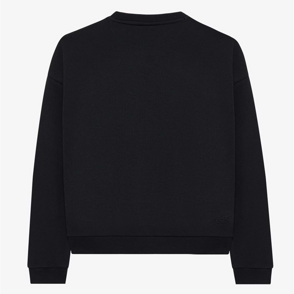 Skechers M Essential Crew Neck S242113-001 Sweatshirt Erkek Sweatshirt