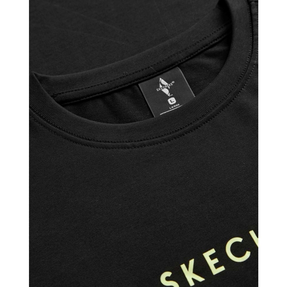 Skechers S242134-001 Graphic Tee Heavy Weight Oversize T-Shirt Tişort Erkek T-Shirt