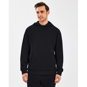 Skechers M Essential Hoodie Sweatshirt S242110-001 Erkek Kapüşonlu Sweatshirt