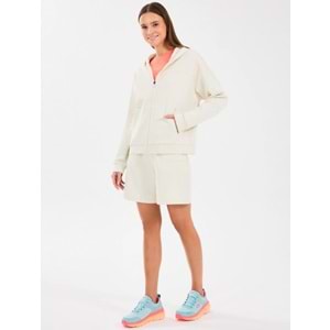 Skechers S242117-102 W Essential Full Zip Hoodie Sweatshirt Eşofman Üstü Kadın Ceket