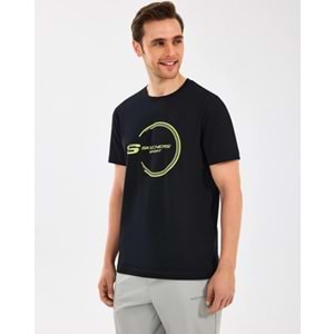 Skechers M Lightweight Graphic Tee T-Shirt S2510161-001 Erkek Tişort
