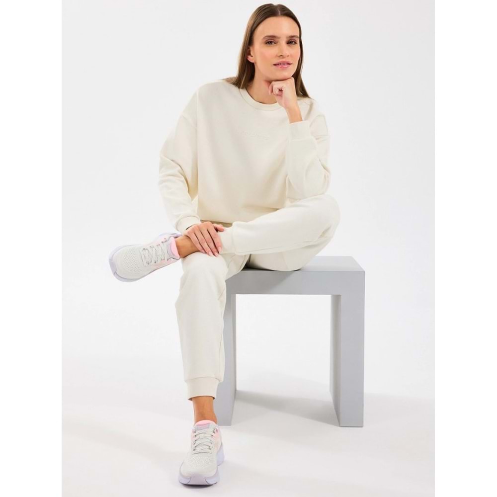 Skechers W Essential Crew Neck S242109-102 Sweatshirt Kadın Sweatshirt