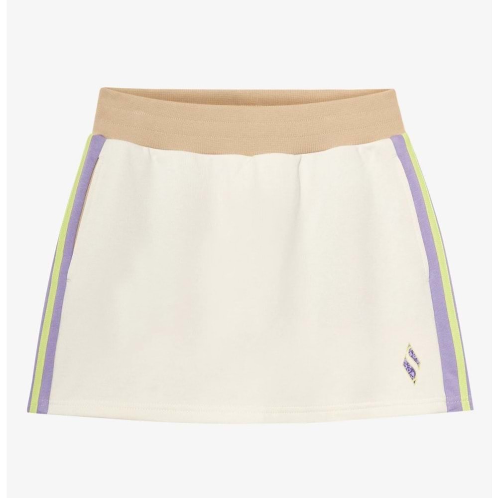 Skechers W Diagonal Lw Fleece Sweat Short S2510049-102 Şort Etek Kadın Etek