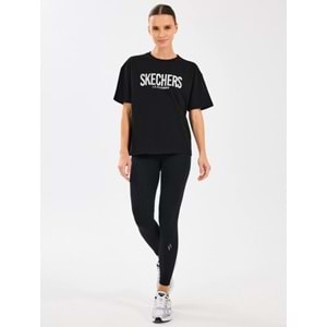 Skechers W Loose Fit Graphic Tee T-Shirt S2510131-001 Kadın Tişört