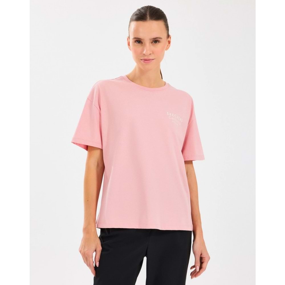 Skechers W Loose Fit Graphic Tee T-Shirt S2510134-609 Kadın Tişört