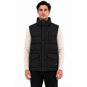 Skechers All Weather Cozy Fit Full Zip Vest S2620193-3817 Şişme Erkek Yelek