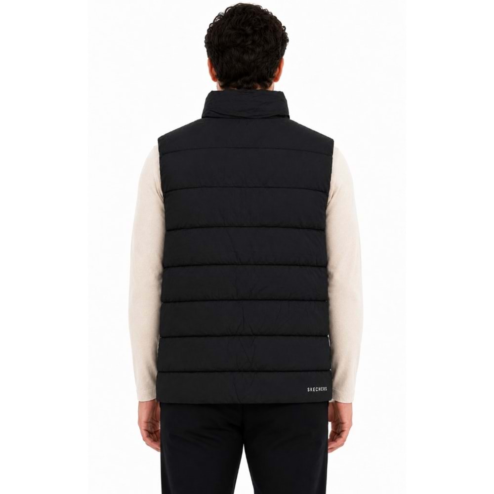 Skechers All Weather Cozy Fit Full Zip Vest S2620193-3817 Şişme Erkek Yelek