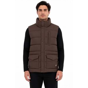 Skechers All Weather Cozy Fit Full Zip Vest S2620193-2070 Şişme Erkek Yelek