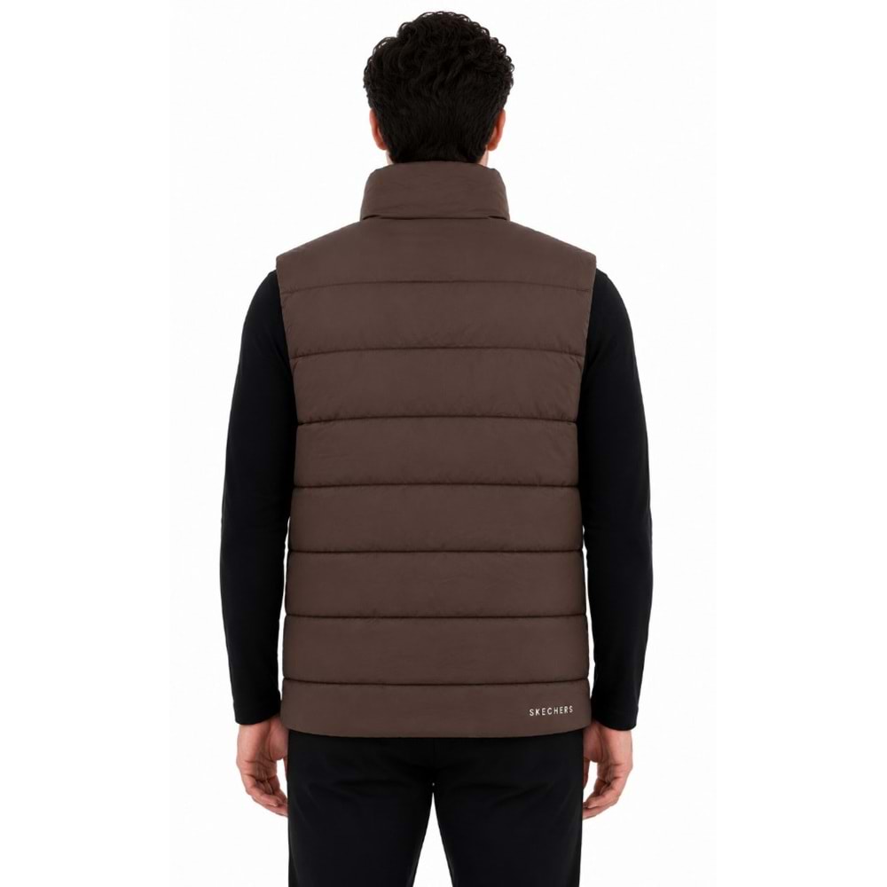 Skechers All Weather Cozy Fit Full Zip Vest S2620193-2070 Şişme Erkek Yelek