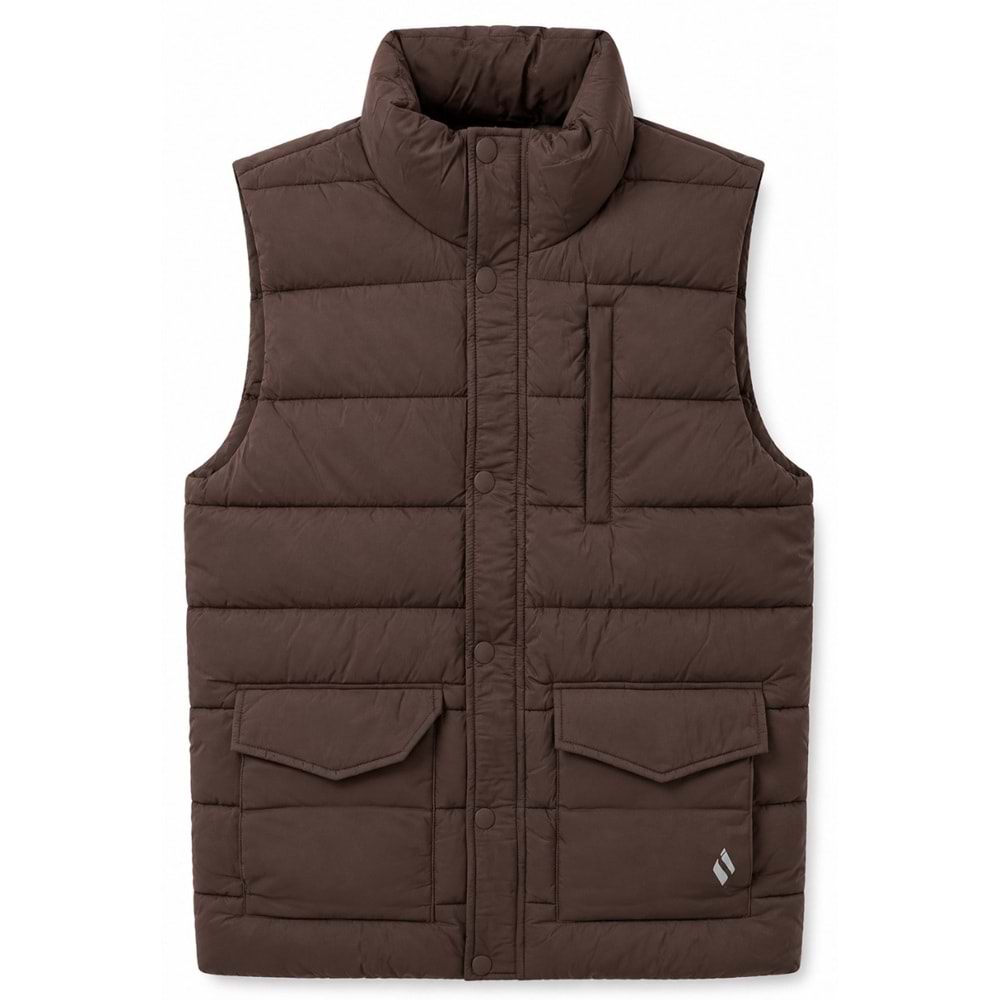 Skechers All Weather Cozy Fit Full Zip Vest S2620193-2070 Şişme Erkek Yelek