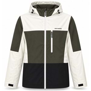 Skechers All Weather Urban Long Zip S2620044-0255 M Colorblock Fall Jacket Erkek Mont