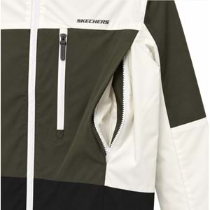 Skechers All Weather Urban Long Zip S2620044-0255 M Colorblock Fall Jacket Erkek Mont