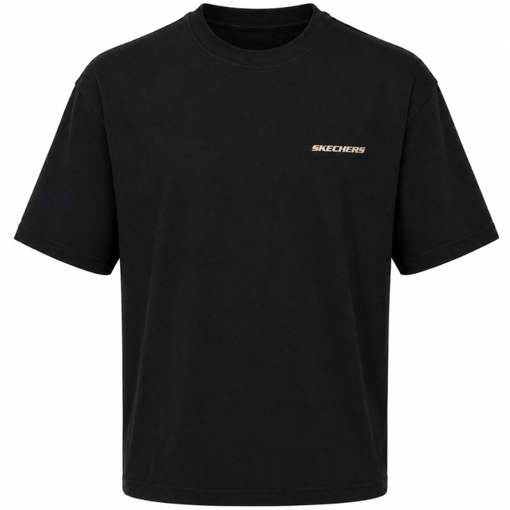 Skechers M Oversize Essential Crewneck Heavy T-Shirt S2620191-3817 Erkek Tişort