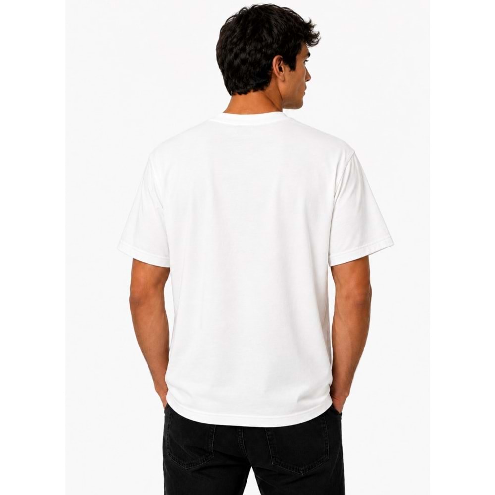 Skechers M Oversize Essential Crewneck Heavy T-Shirt S2620191-3855 Erkek Tişort
