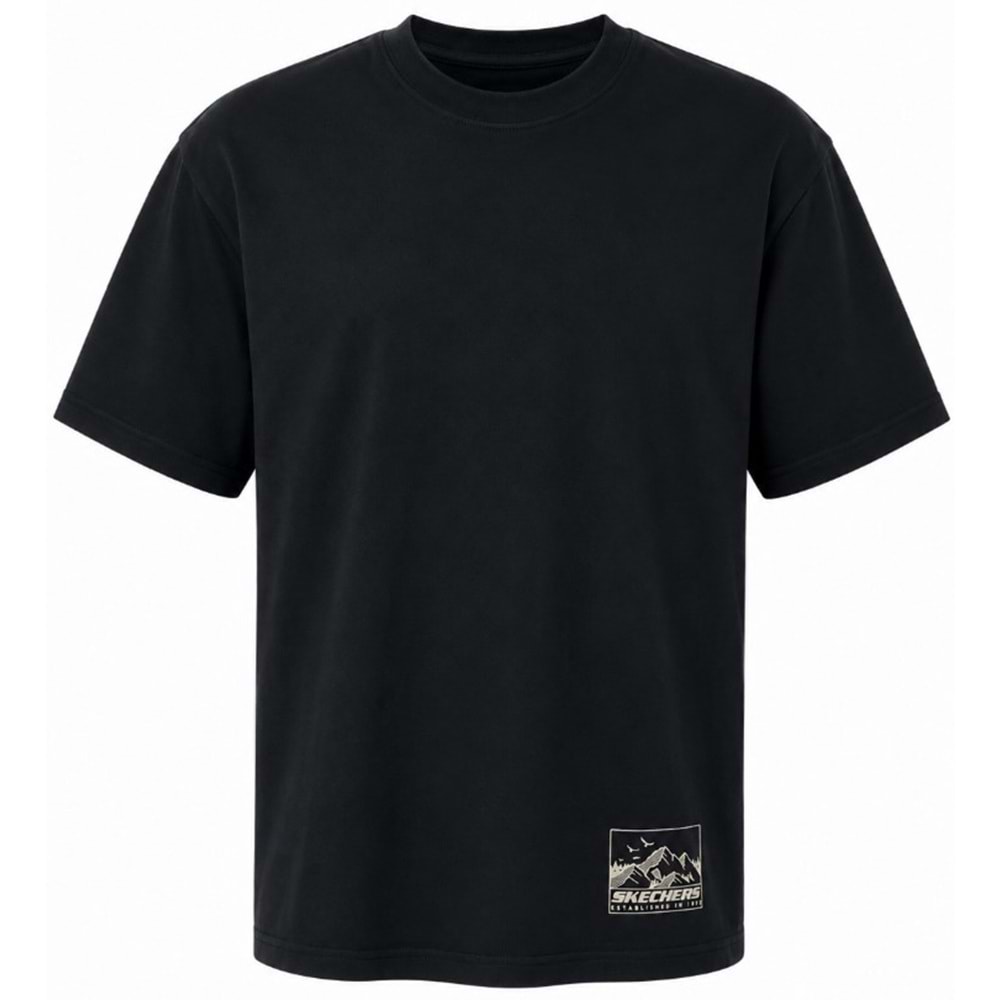 Skechers M Skypeak Crewneck Regular Box Logo T-Shirt S2620057-3817 Erkek Tişort