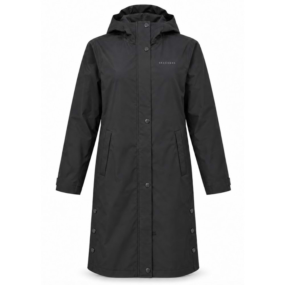 Skechers W Raincoat Jacket S2620097-3817 Kadın Yağmurluk İnce Mont Kadın Mont