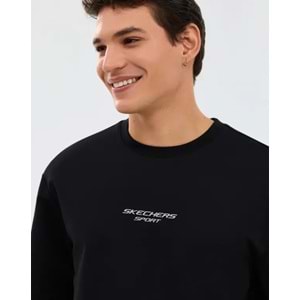 Skechers S231094-3817 M Graphic Tee Reflect Logo Oversize T-Shirt Erkek Tişort