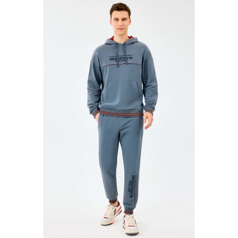 Skechers M Hoodie Kapüşonlu Sweatshirt S2520227-3998 Erkek Kapüşonlu Sweatshirt