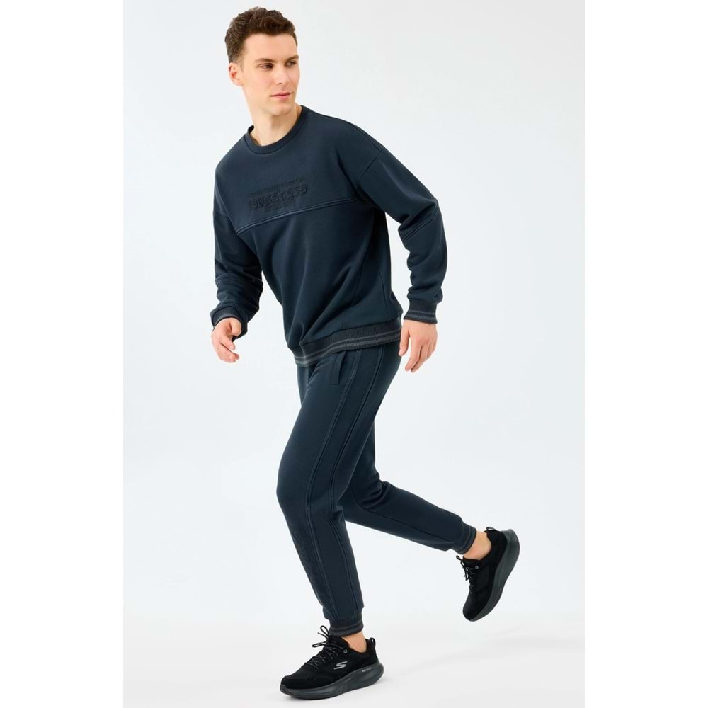 Skechers M Crewneck Sweatshirt S2520229-3817 Erkek Sweatshirt