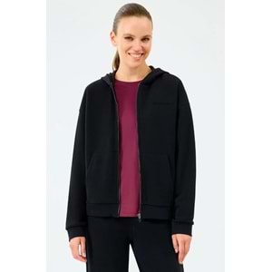 Skechers W Essential Full Zip Sweatshirt S2610016-3817 Kadın Kapüşonlu Fermuarlı Sweatshirt