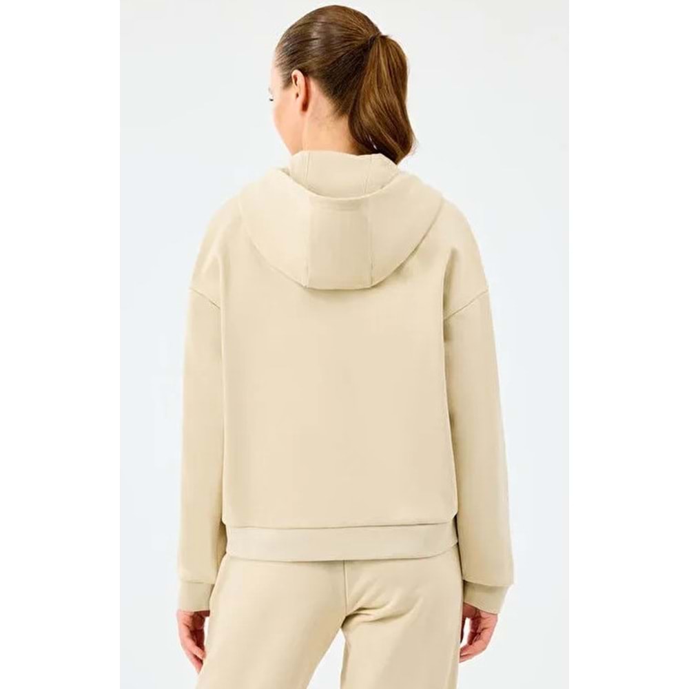 Skechers W Essential Full Zip Sweatshirt S2610016-1550 Kadın Kapüşonlu Fermuarlı Sweatshirt