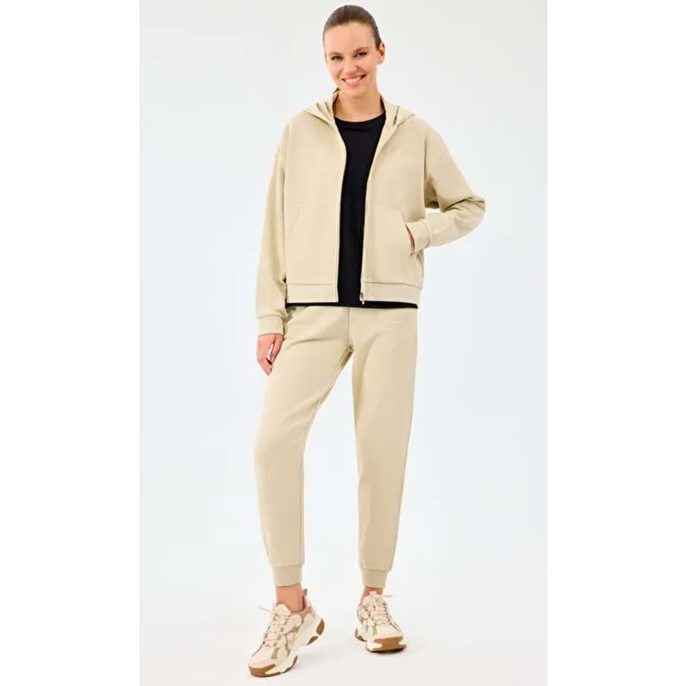 Skechers W Essential Full Zip Sweatshirt S2610016-1550 Kadın Kapüşonlu Fermuarlı Sweatshirt