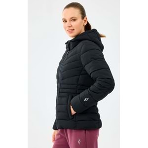 Skechers W Fitted Hoodie Puffer Jacket S2520203-3817 Kadın Mont
