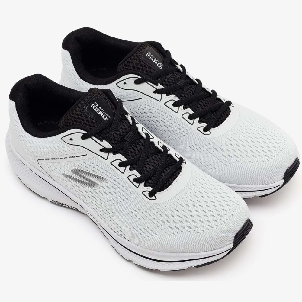 Skechers Go Run Consistent 2.0 220865TK-WBK Erkek Spor Ayakkabı