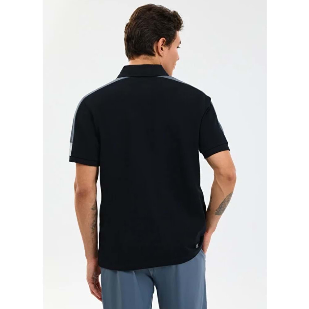 Skechers S221047-3817 M Color Block Detail Polo Yaka T-Shirt Erkek Tişort