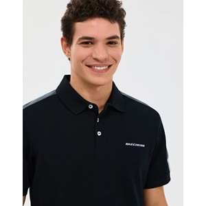 Skechers S221047-3817 M Color Block Detail Polo Yaka T-Shirt Erkek Tişort