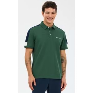 Skechers S221047-4255 M Color Block Detail Polo Yaka T-Shirt Erkek Tişort