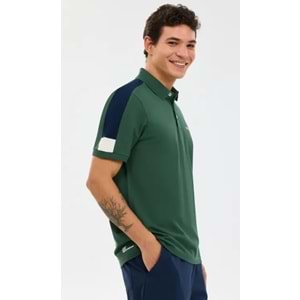 Skechers S221047-4255 M Color Block Detail Polo Yaka T-Shirt Erkek Tişort