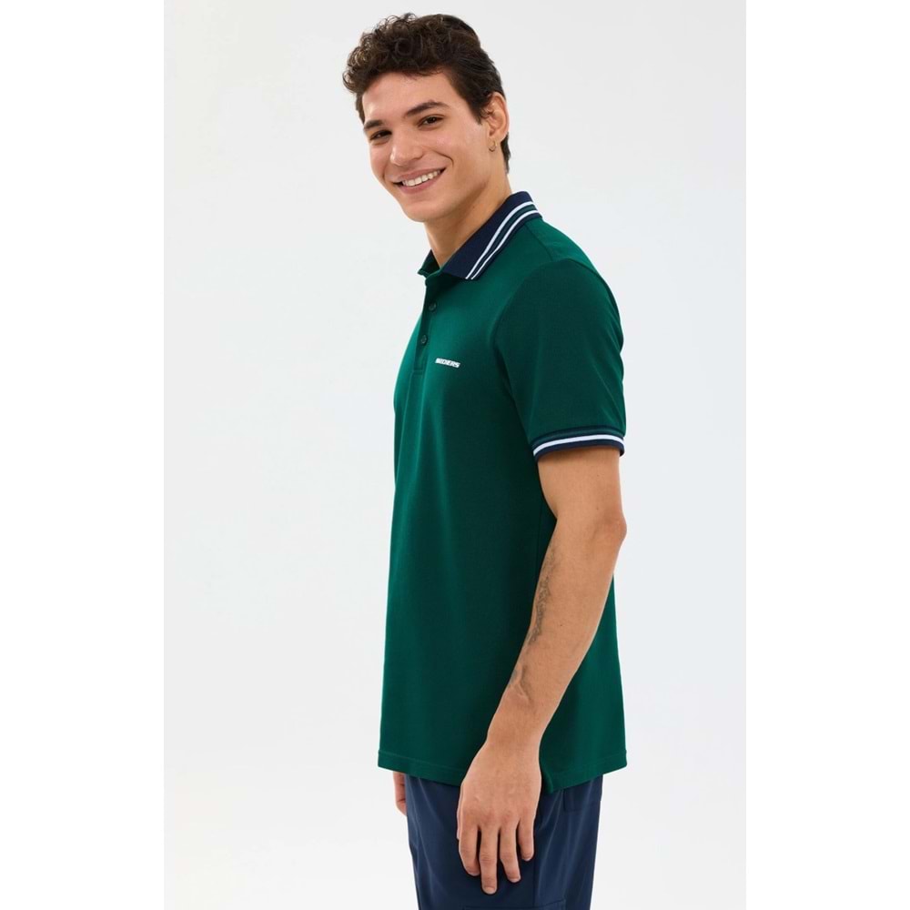Skechers S2610080-4222 M Regular Fit Polo Yaka T-Shirt Erkek Tişort