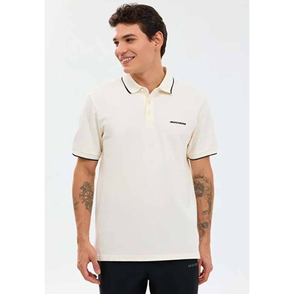Skechers S2610078-3855 M Piping Detail Polo Yaka T-Shirt Erkek Tişort