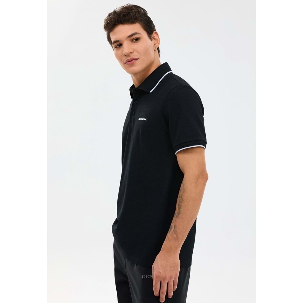 Skechers S2610078-3817 M Piping Detail Polo Yaka T-Shirt Erkek Tişort