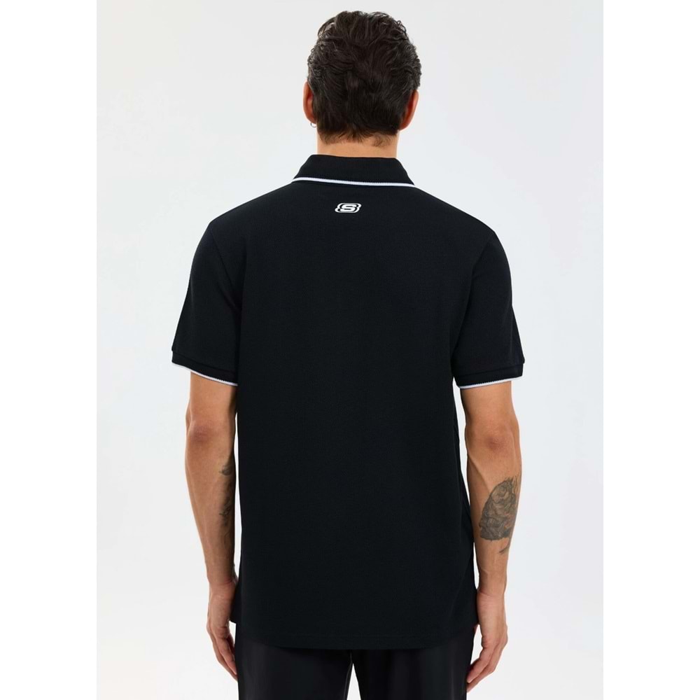 Skechers S2610078-3817 M Piping Detail Polo Yaka T-Shirt Erkek Tişort